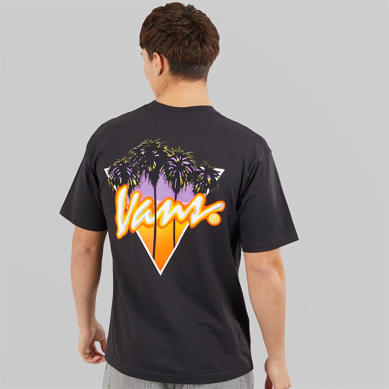 Vans Mens Palm Drive Back Graphic T-Shirt Black