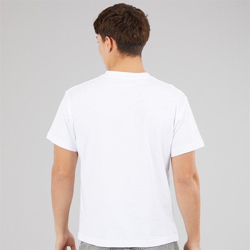 Vans Mens Left Chest Logo T-Shirt White