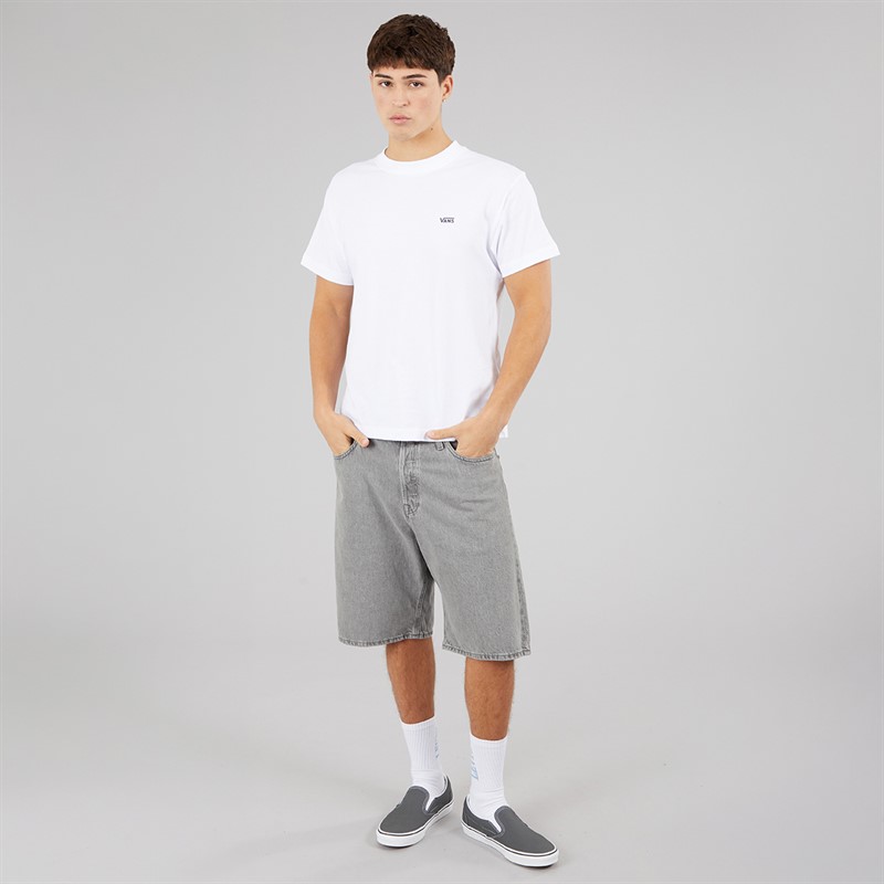 Vans Mens Left Chest Logo T-Shirt White