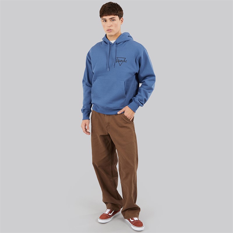 Vans Mens Palm Drive Back Graphic Hoodie True Navy