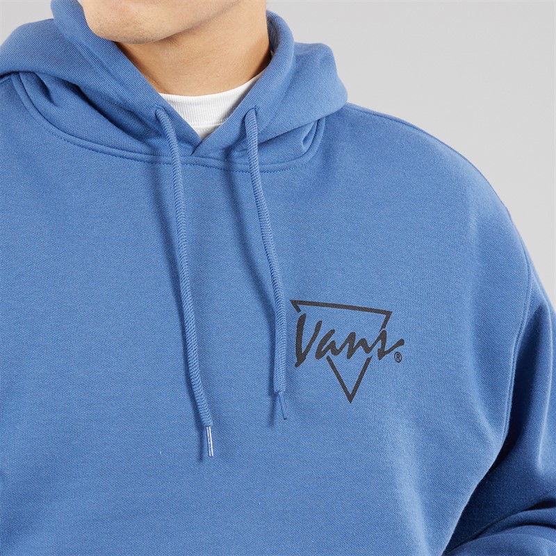 Vans Mens Palm Drive Back Graphic Hoodie True Navy
