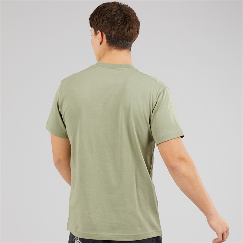 Vans Mens Left Chest Logo T-Shirt Soft Sage