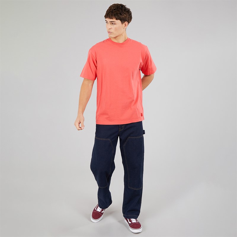 Vans Mens Premium Loose Fit T-Shirt Crimson Haze