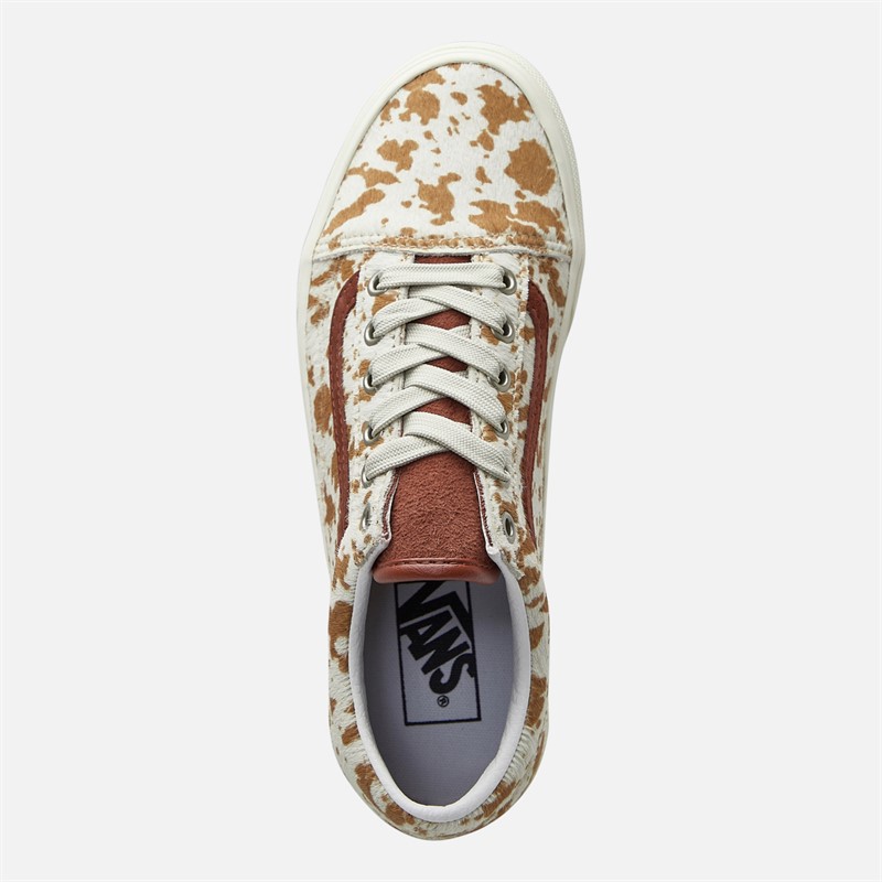 Vans Womens Old Skool Trainers Rust Bronze