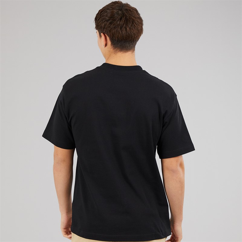 Vans Mens Left Chest Logo Loose T-Shirt Black