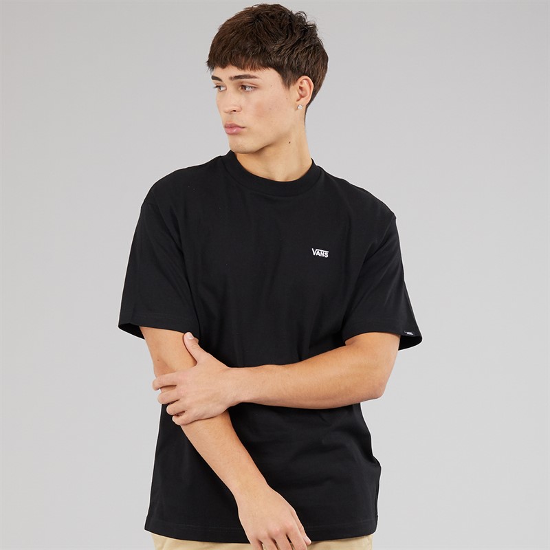 Vans Mens Left Chest Logo Loose T-Shirt Black