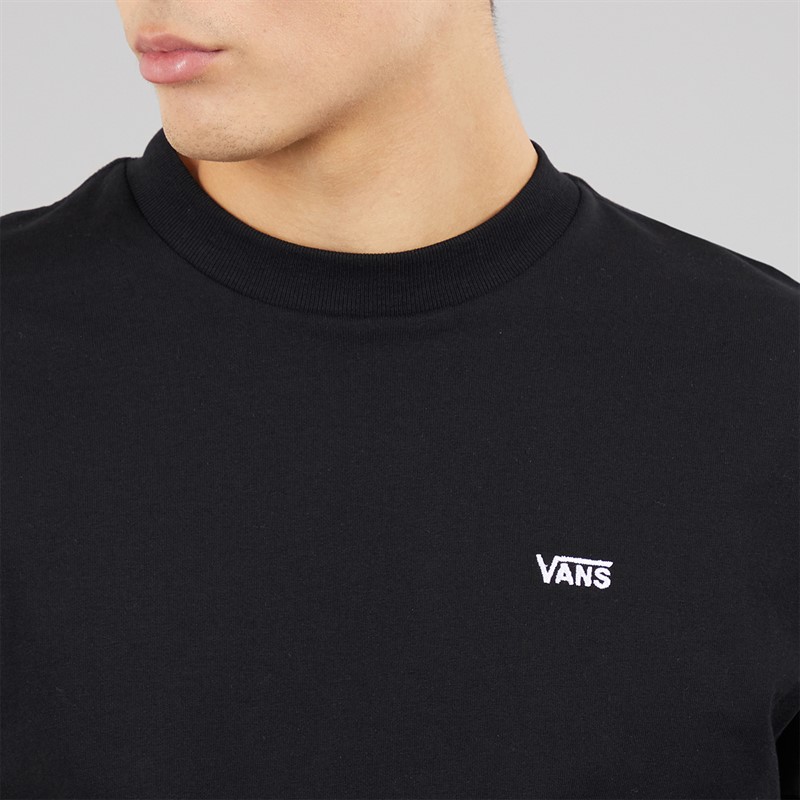 Vans Mens Left Chest Logo Loose T-Shirt Black