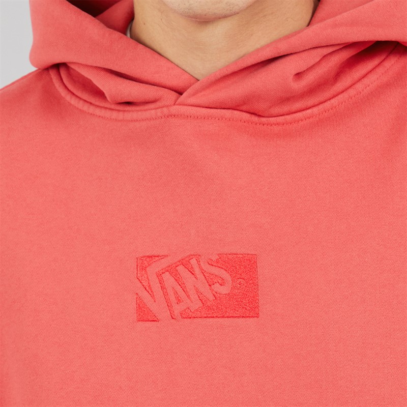 Vans Mens Premium Pullover Hoodie Crimson Haze