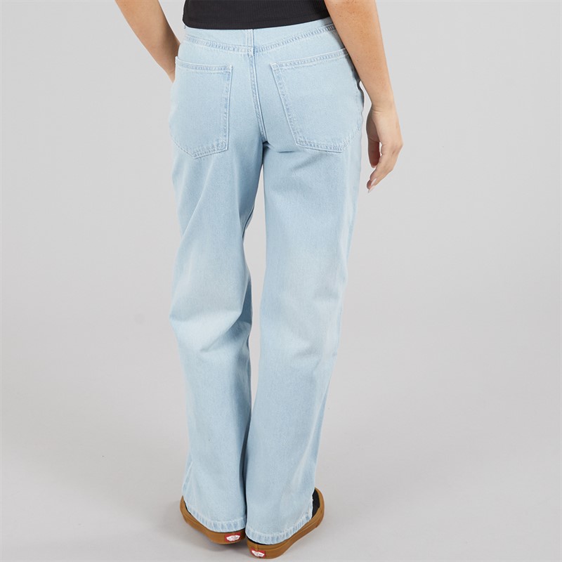 Vans Womens Sirelle Pocket Puddle Jeans Light Stonewash