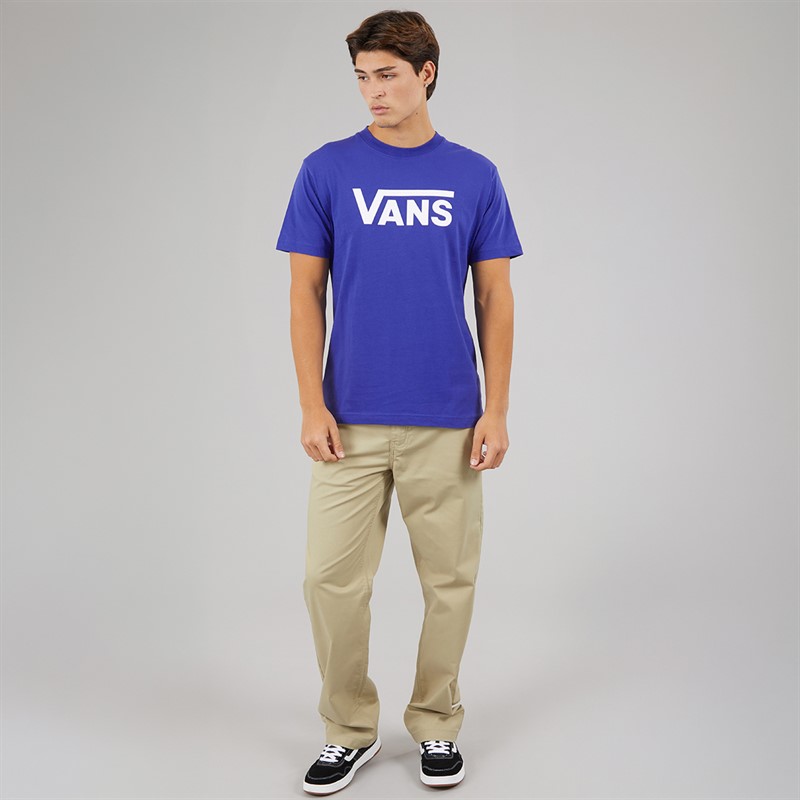 Vans Mens Classic Logo T-Shirt Royal Cobalt