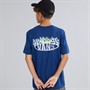 Vans Boys Racing Flames Back Graphic T-Shirt Deep Indigo
