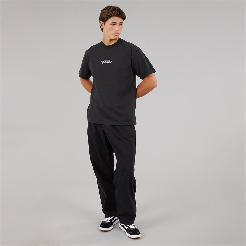 Vans Mens Range Baggy Tapered Pants Black