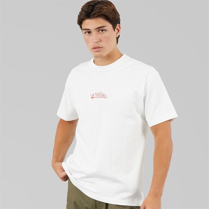 Vans Mens Buckled Back Graphic T-Shirt White
