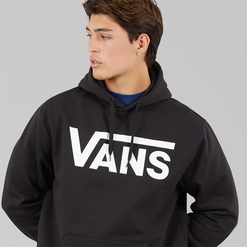 Vans Mens Classic Logo Hoodie Black/White