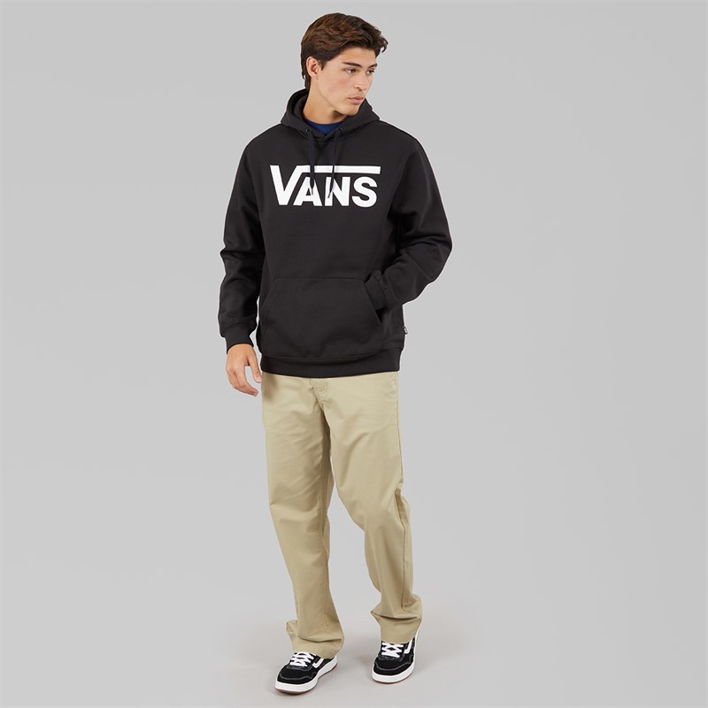 Vans Mens Classic Logo Hoodie Black/White