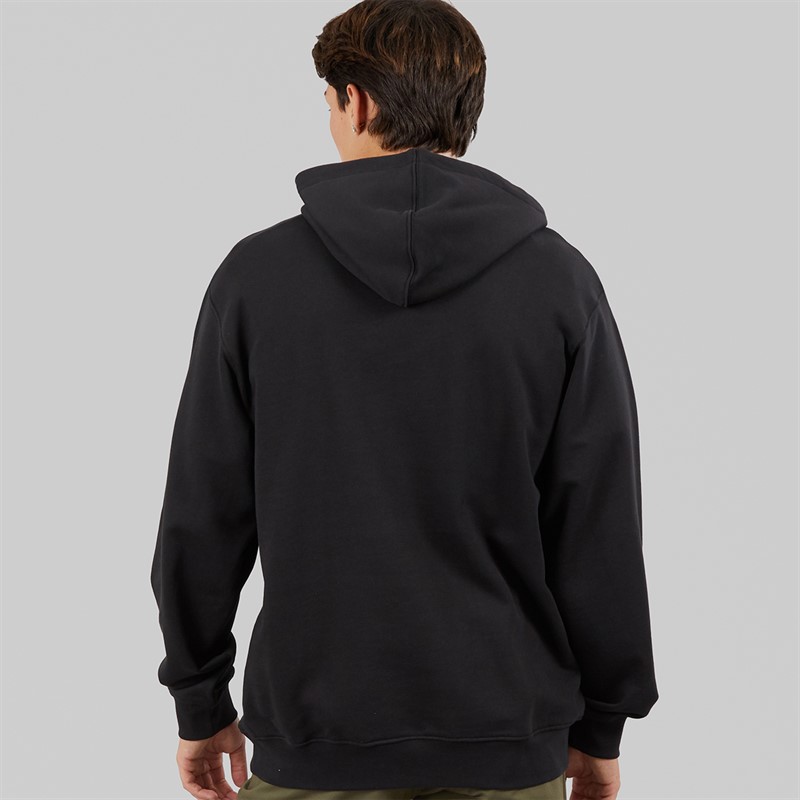 Vans Mens Blocked Box Logo Hoodie Black