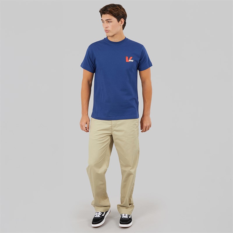 Vans Mens Drift Classic Back Graphic T-Shirt Deep Indigo