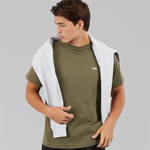 Vans Mens Left Chest Logo T-Shirt Mossy Olive