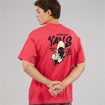 Vans Mens Repear Sam Back Graphic T-Shirt Crimson Haze