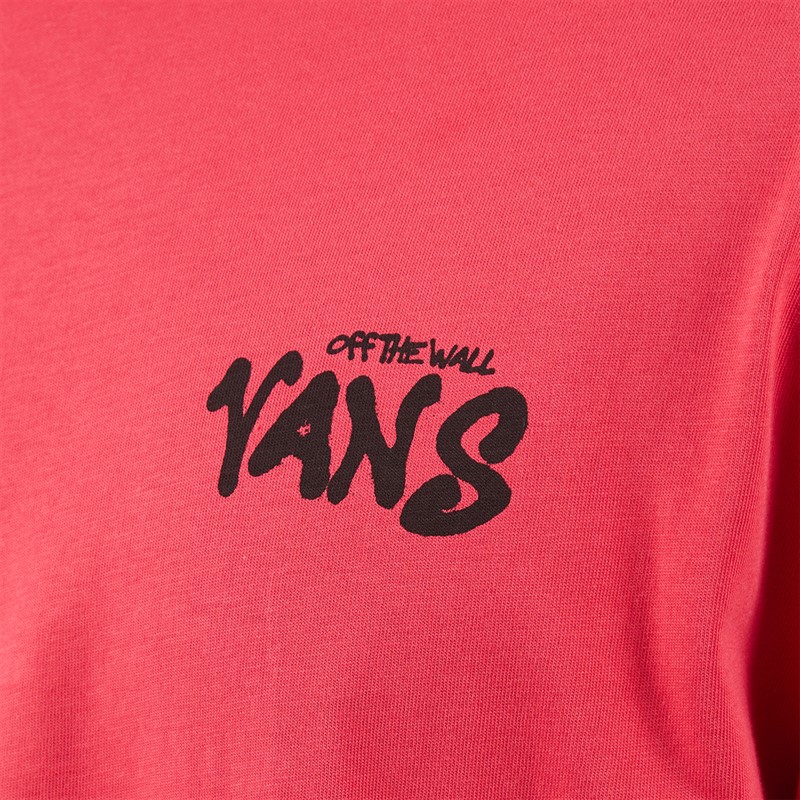 Vans Mens Repear Sam Back Graphic T-Shirt Crimson Haze