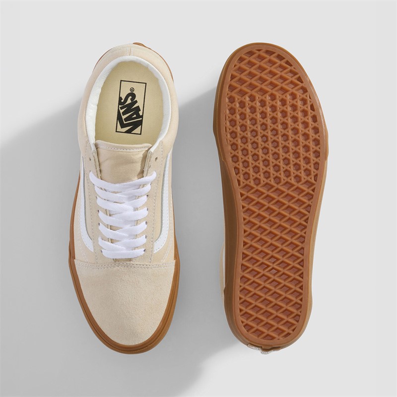 Vans Old Skool Trainers Oatmeal/Gum