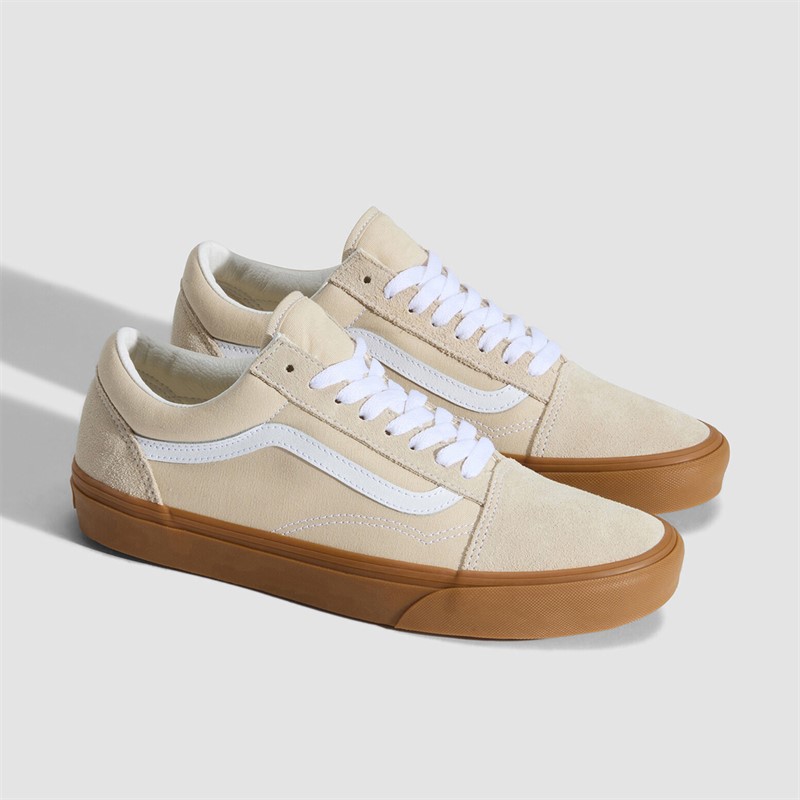 Vans Old Skool Trainers Oatmeal/Gum