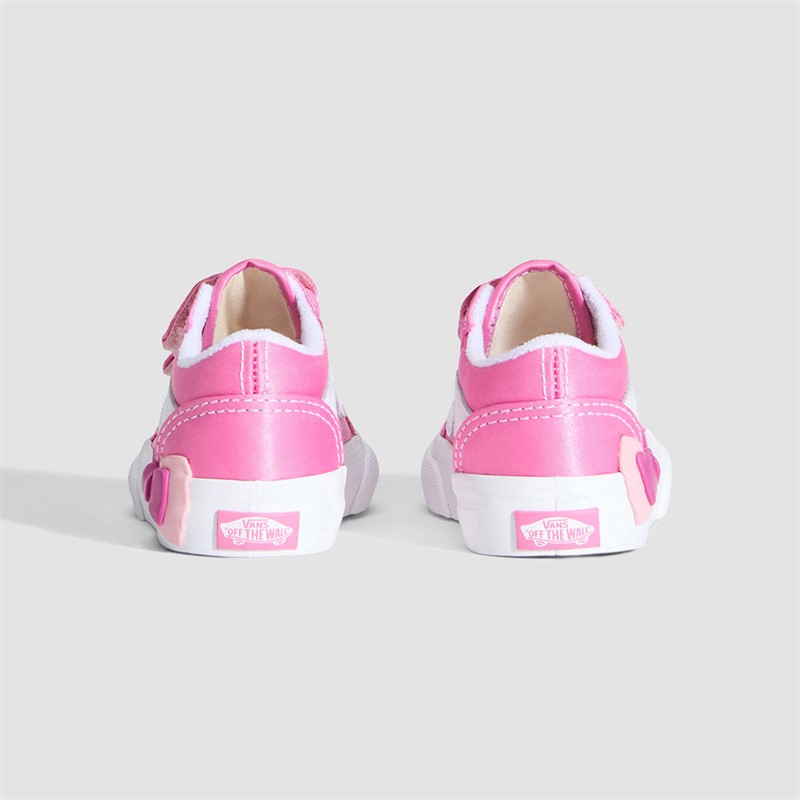 Vans Girls Infant Old Skool Bow Trainers Pink Fizz