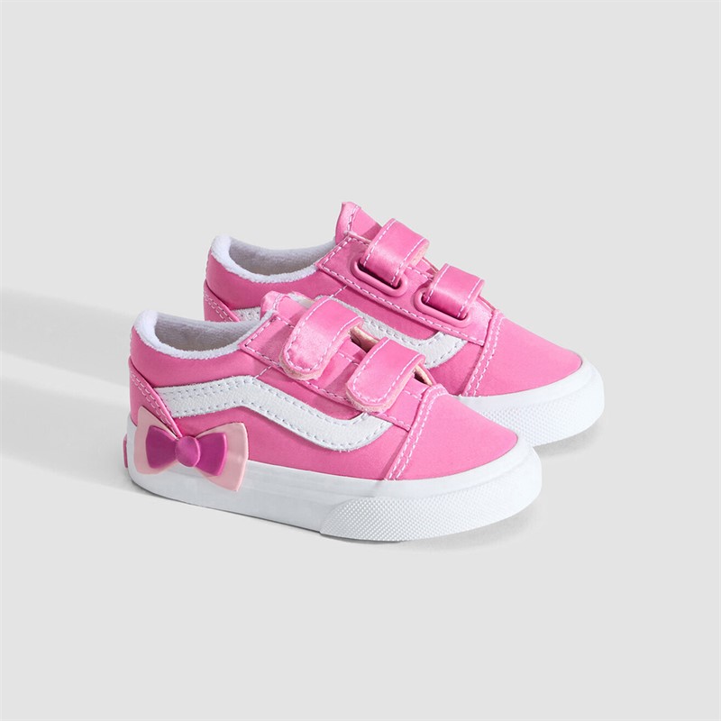 Vans Girls Infant Old Skool Bow Trainers Pink Fizz