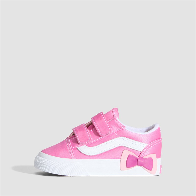 Vans Girls Infant Old Skool Bow Trainers Pink Fizz