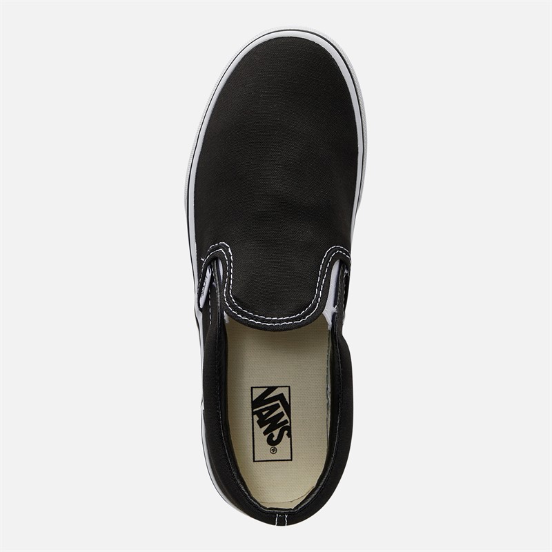 Vans Junior Classic Slip On Trainers Black