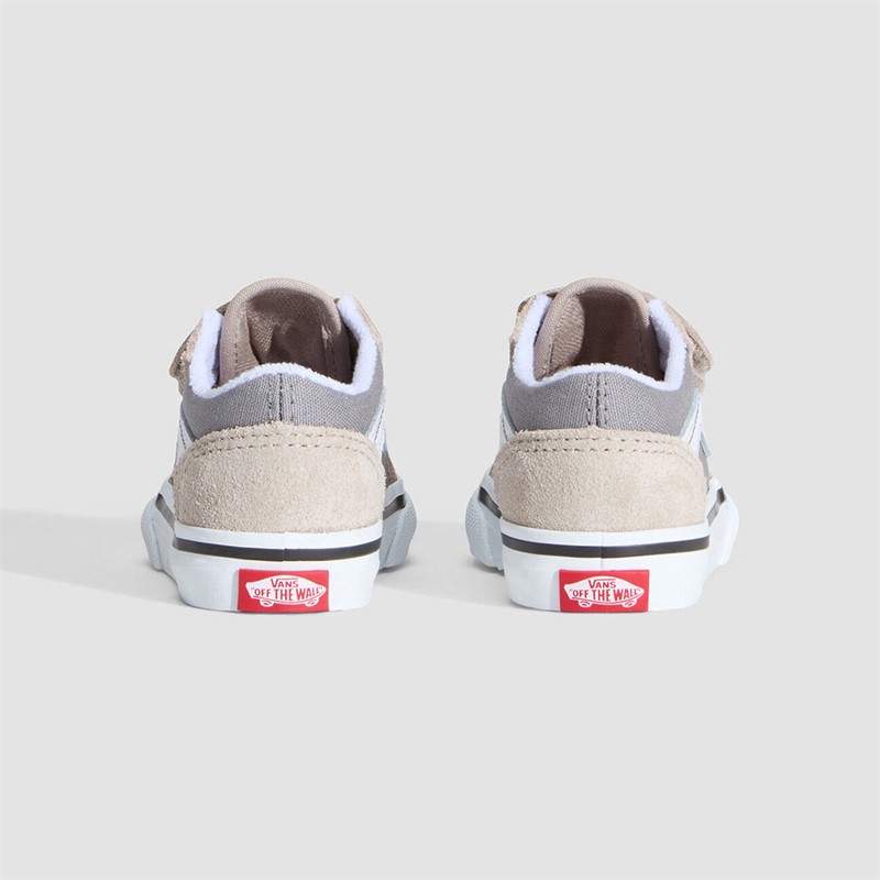 Vans Infant Old Skool Velcro Trainers Frost Gray