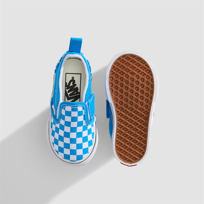 Vans Infant Slip On Trainers Bright Azure