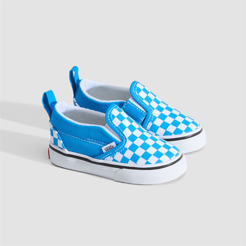 Vans Infant Slip On Trainers Bright Azure