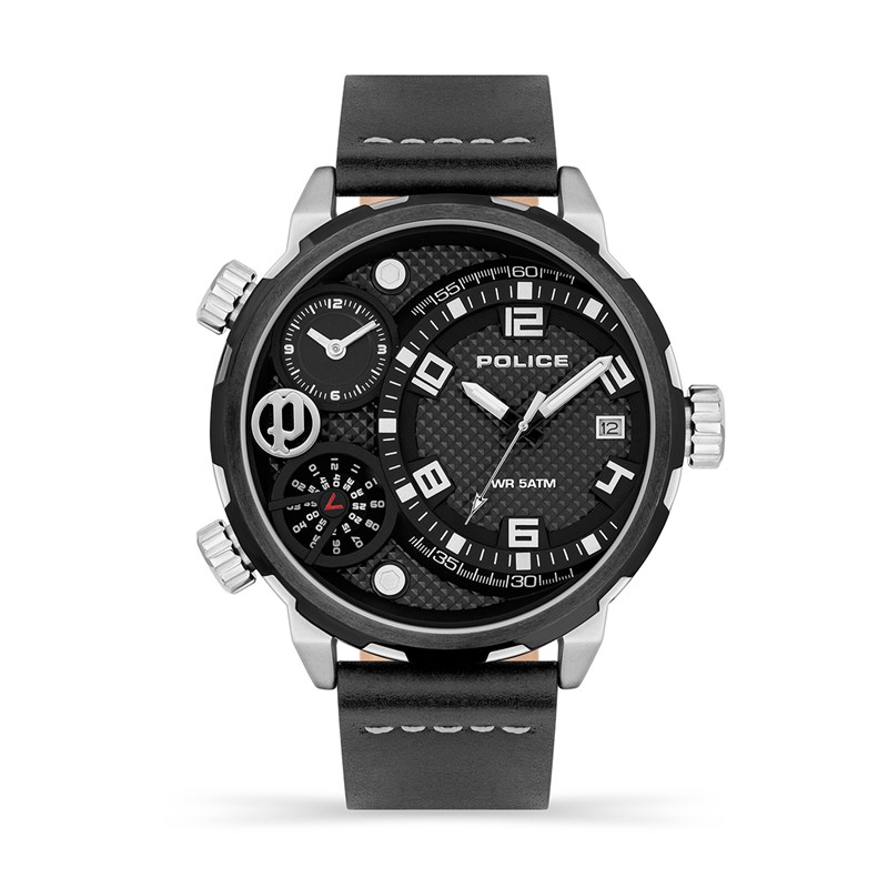 Police Mens Watch Black - Size OS