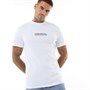 Criminal Damage Herren Fuji T-Shirts Weiß