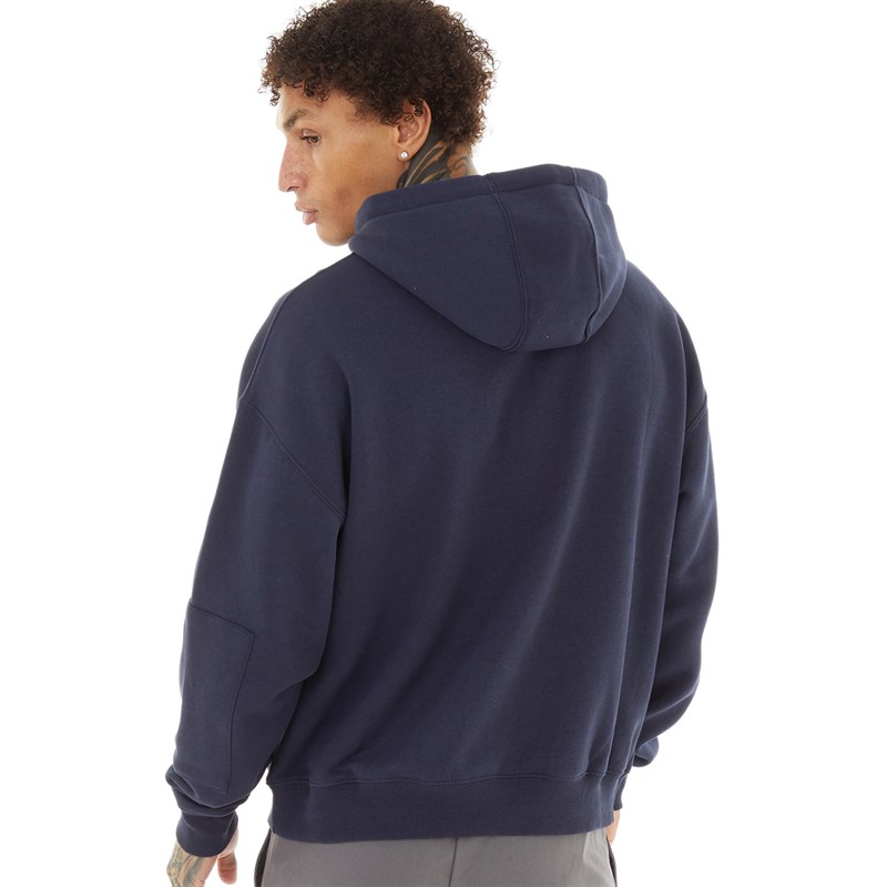 Criminal Damage Mens Dalston Hoodie Navy