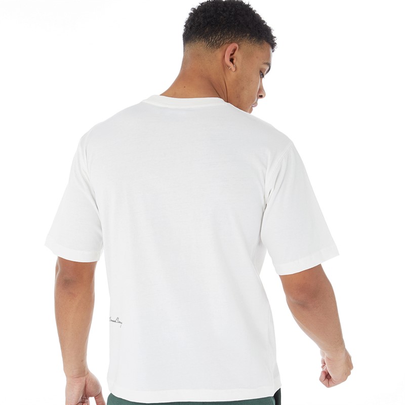 Criminal Damage Mens Eco T-Shirt Off White