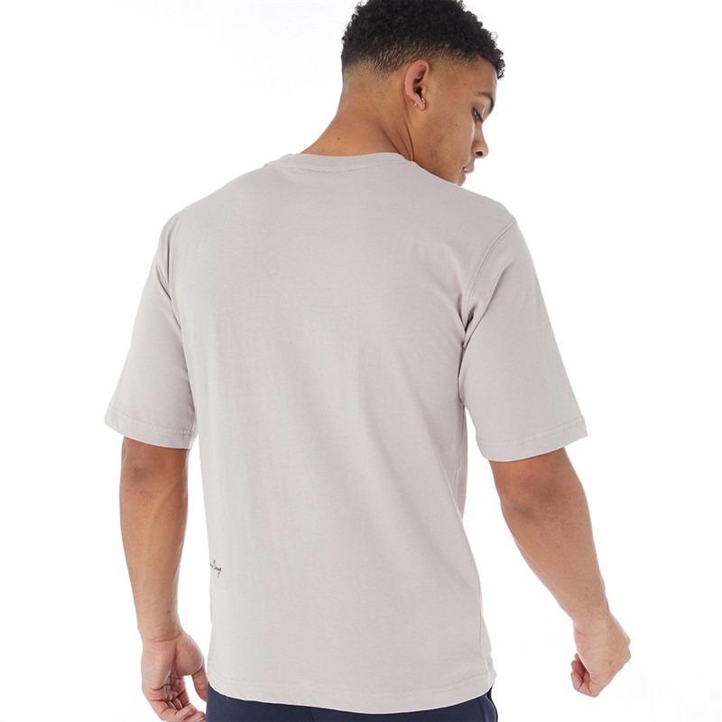 Criminal Damage Mens Eco T-Shirt Light Grey