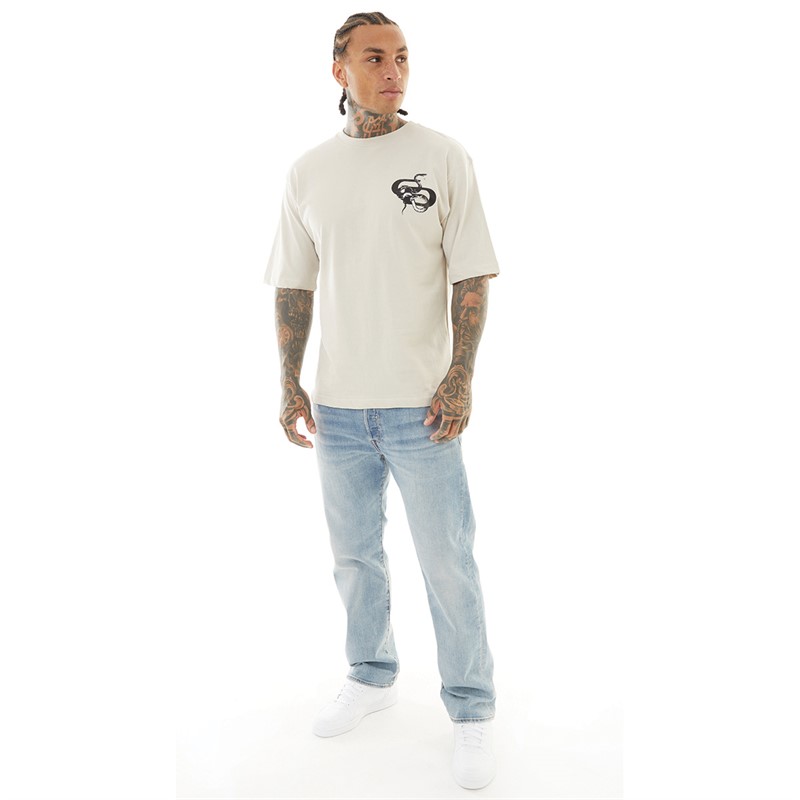 Criminal Damage Mens Venom T-Shirt Sand