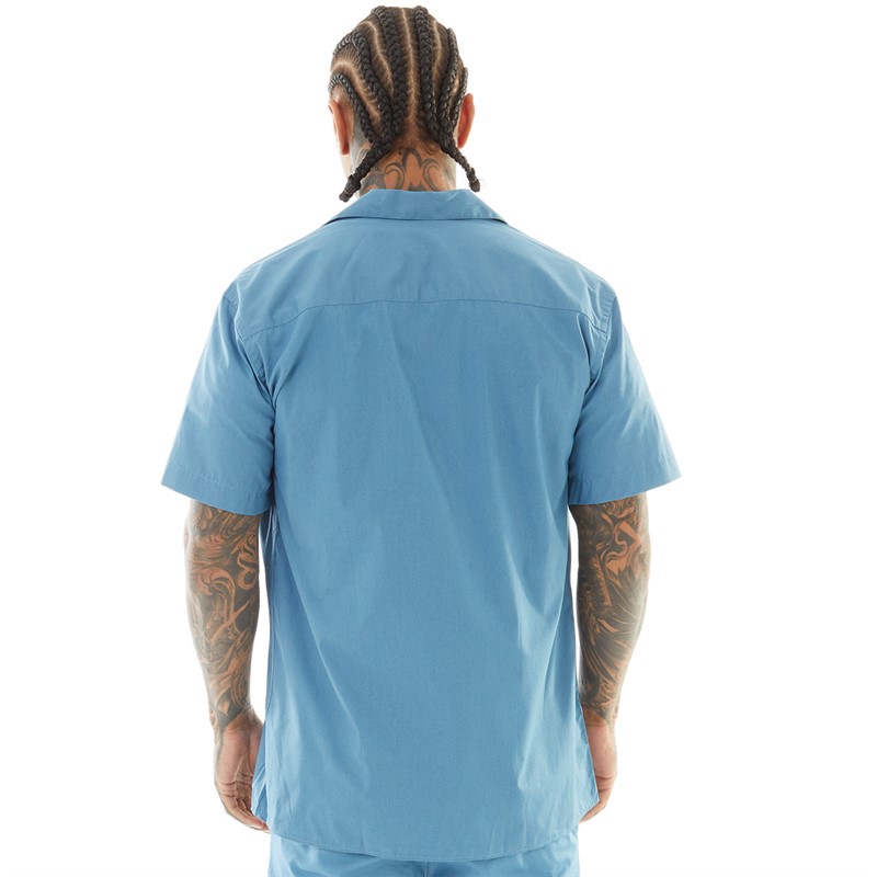 Criminal Damage Mens Utility Shirt Teal