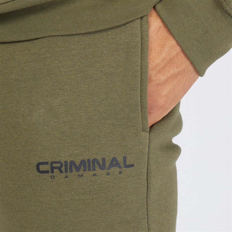 Criminal Damage Mens Olympus Joggers Khaki