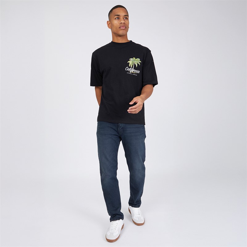 Criminal Damage Mens Venice T-Shirt Black