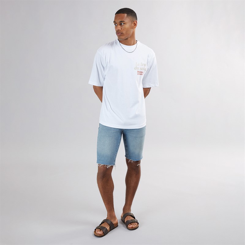 Criminal Damage Mens Oranges T-Shirt White