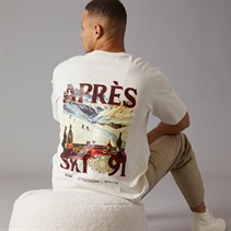 Criminal Damage Mens Apres T-Shirt Off White