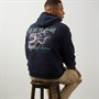 Criminal Damage Mens Dragon Seoul Hoodie Navy