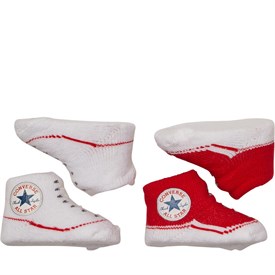 Converse Baby Jongens Twee Pack Laarsjes Knalrood
