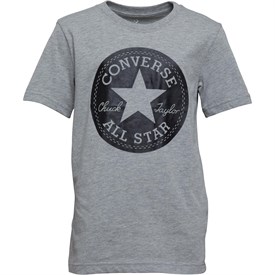 Converse Jongens Chuck Taylor Script T Shirt Gemeleerd Lichtgrijs converse kopen in de aanbieding Converse Jongens Chuck Taylor Script T Shirt Gemeleerd Lichtgrijs converse kopen in de aanbieding