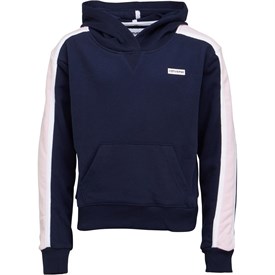 Converse Meisjes Crop Hoodie Marineblauw converse kopen in de aanbieding