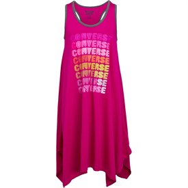 Converse Meisjes Trapeze Jurk Magenta converse kopen in de aanbieding
