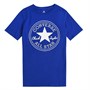 Converse Tee-Shirt Core Chuck Patch Enfants Bleu Roi